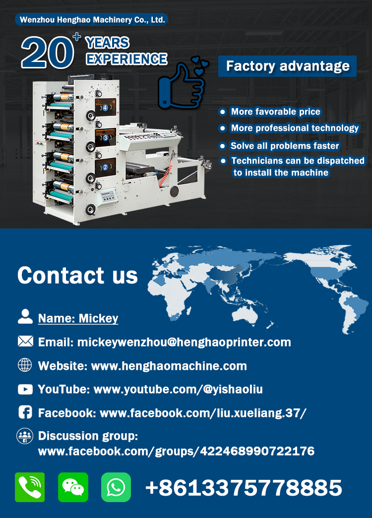 4 renkli kağıt bardak flekso baskı makinesi