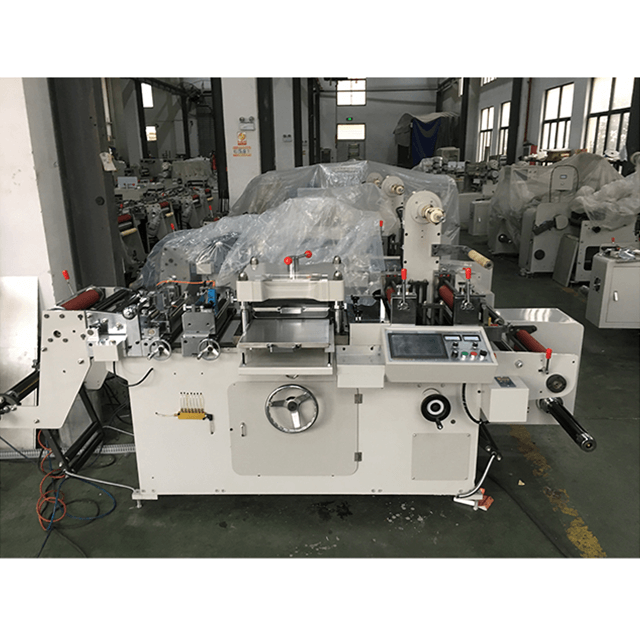 Otomatik Düz Yataklı Yapışkanlı Etiket Kalıp Kesme Makinesi