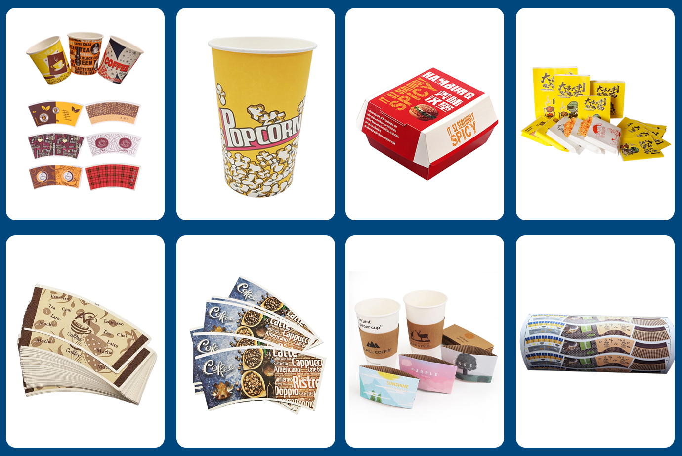 Kağıt bardak fleksografik yazıcı numuneler hazırlıyor