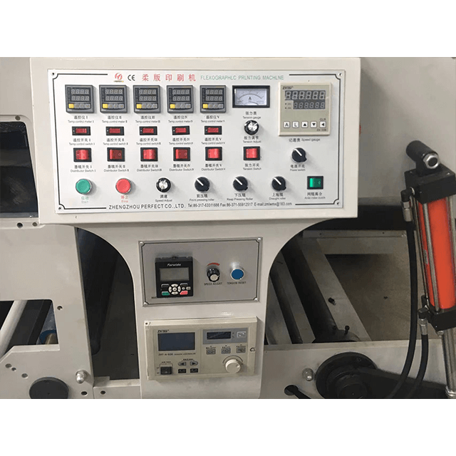 RY-320 PLC Kontrollü Etiket Flekso Baskı Makinası